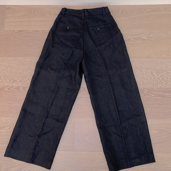 Madewell Petite Harlow Linen Wide-Leg Pant - Picture 4 of 4